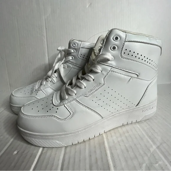 Nautica High Top Nautica Sneakers White Nautica Shoes Nautica